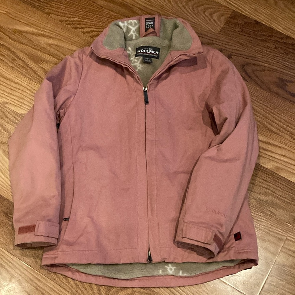 Woolrich ladies fleece lined jacket size small